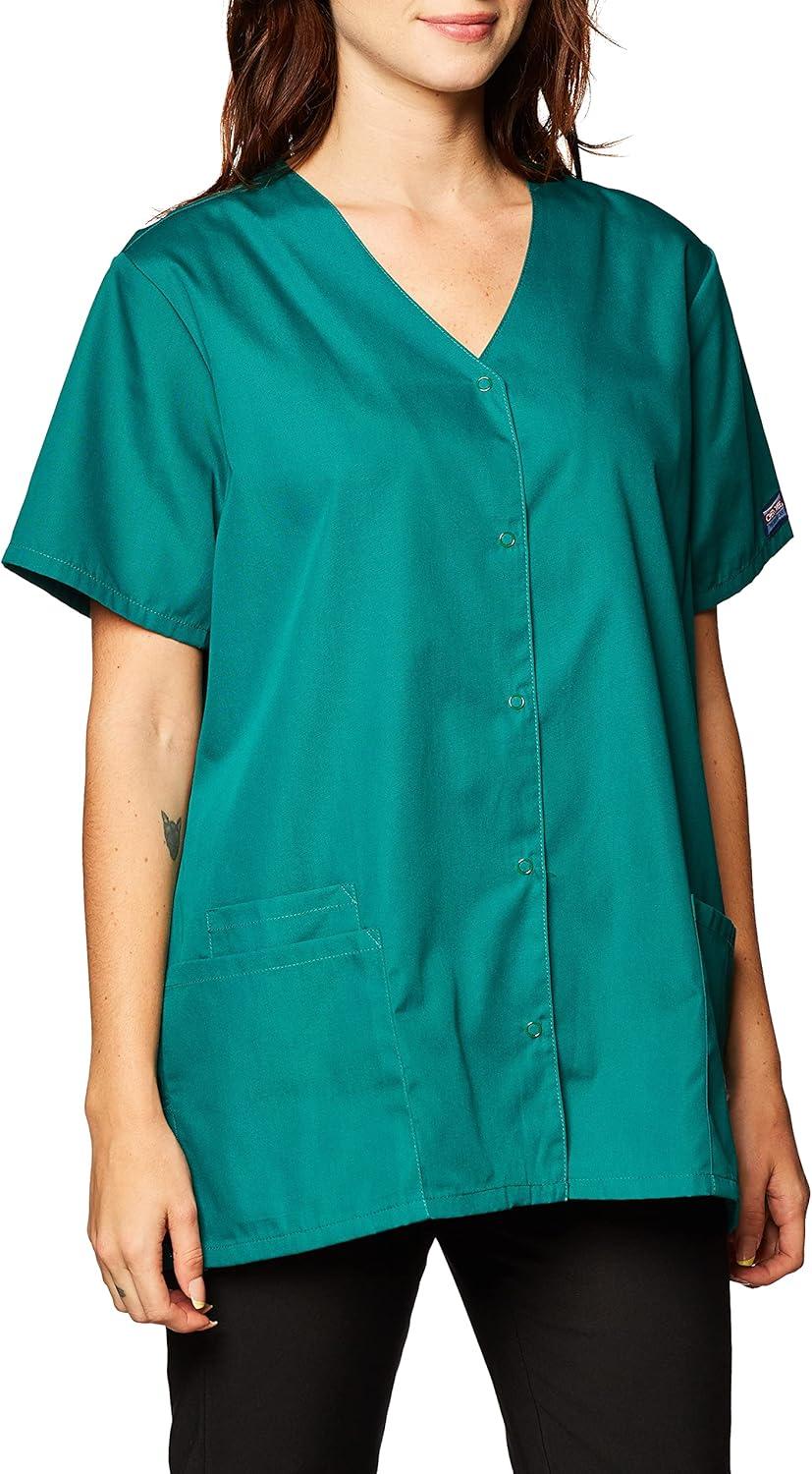 imageScrubs for Women Workwear Originals Snap Front Top 4770Hunter