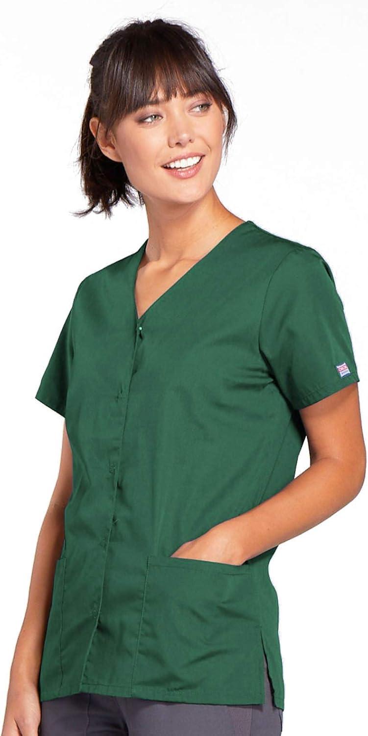 imageScrubs for Women Workwear Originals Snap Front Top 4770Hunter
