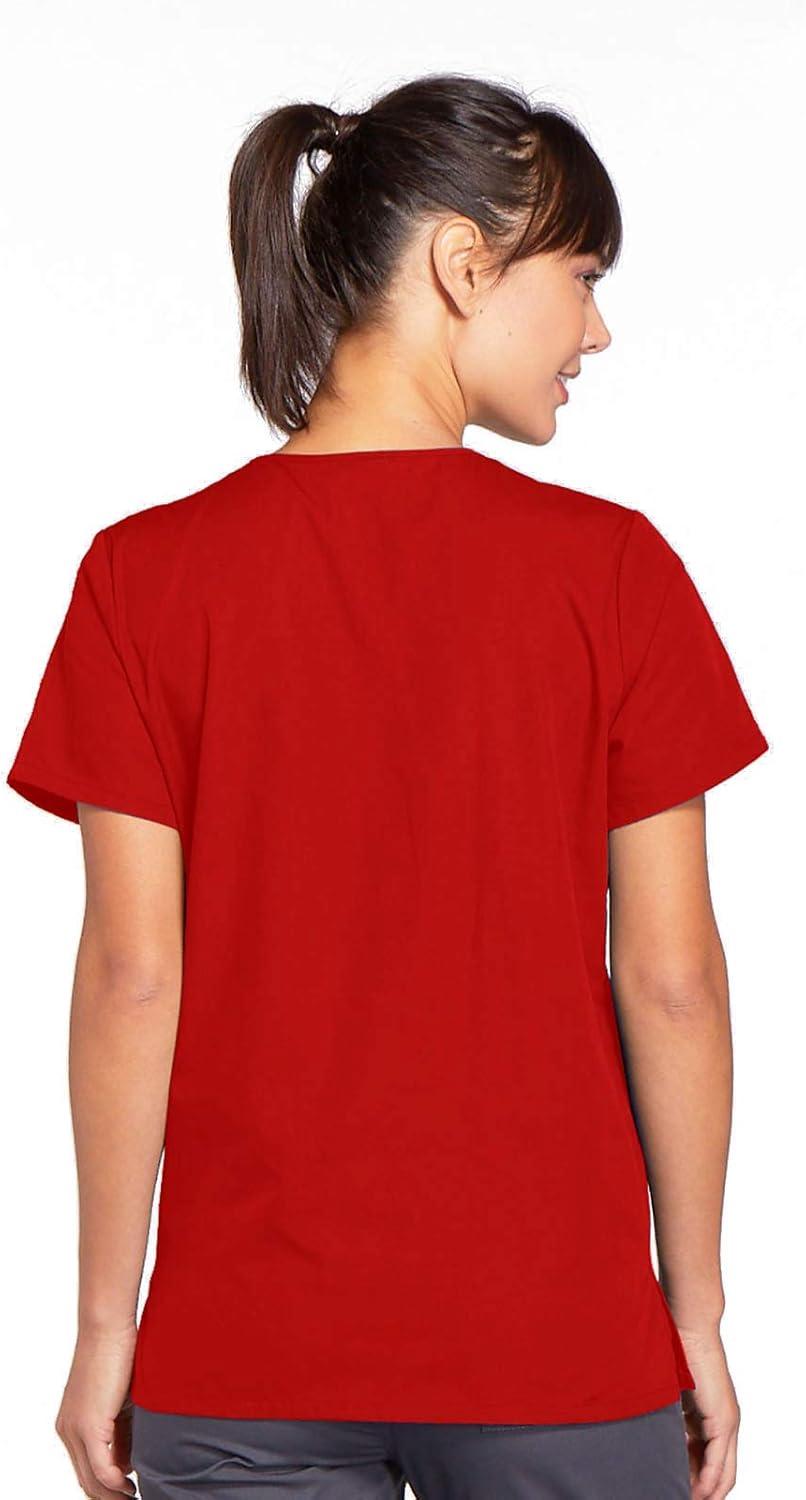 imageScrubs for Women Workwear Originals Snap Front Top 4770Red