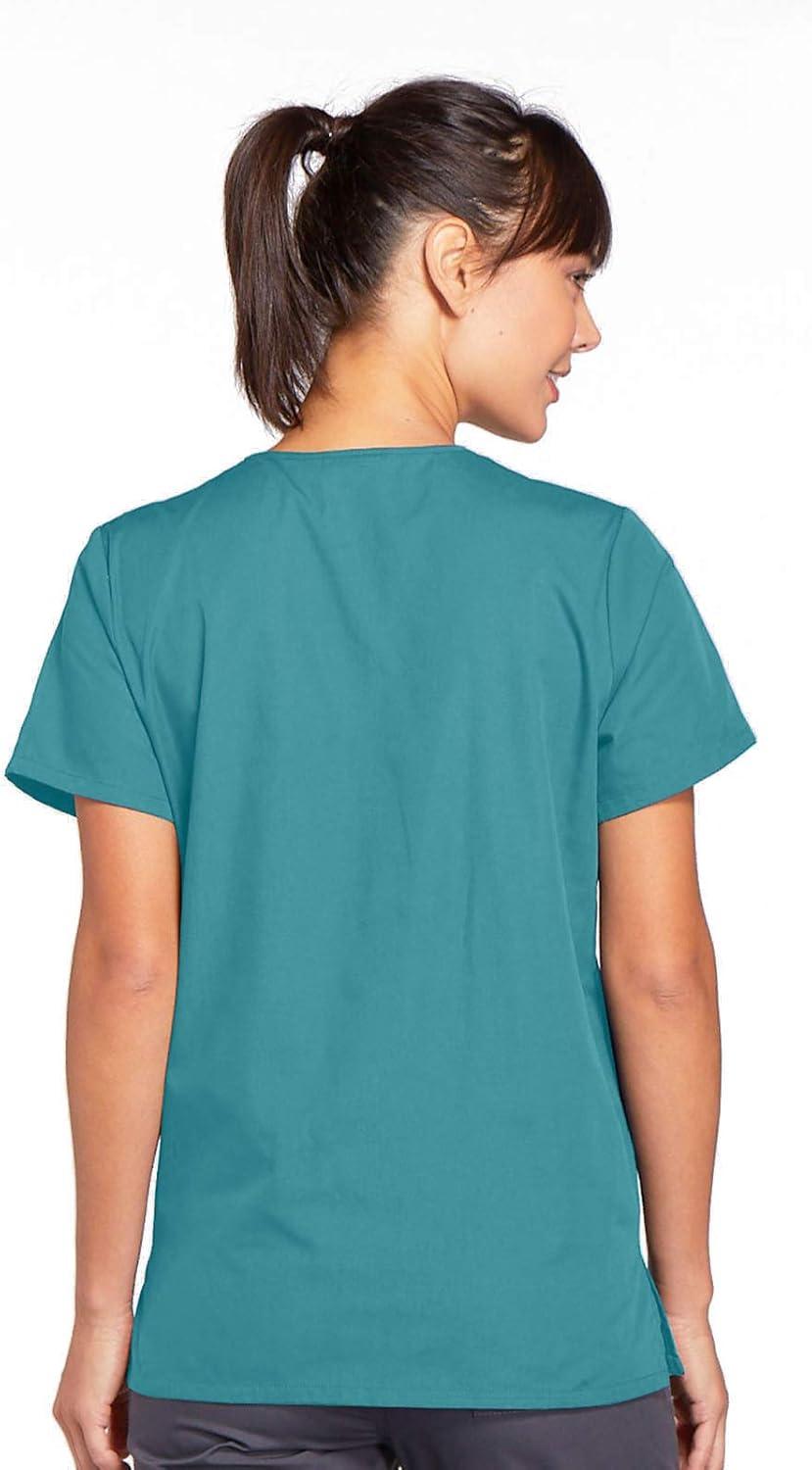 imageScrubs for Women Workwear Originals Snap Front Top 4770Teal Blue