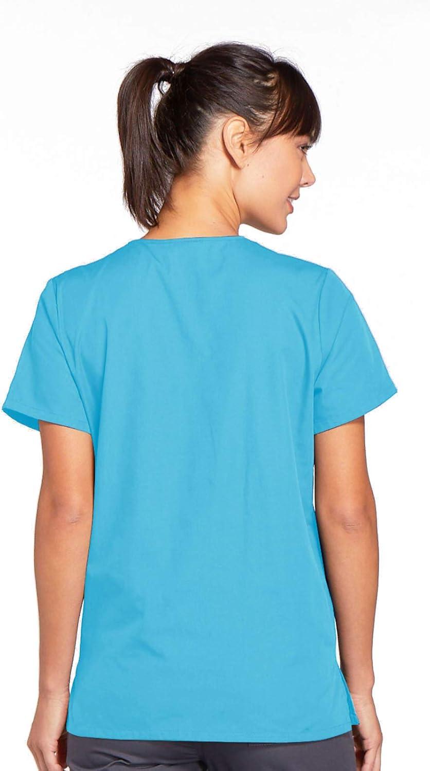 imageScrubs for Women Workwear Originals Snap Front Top 4770Turquoise