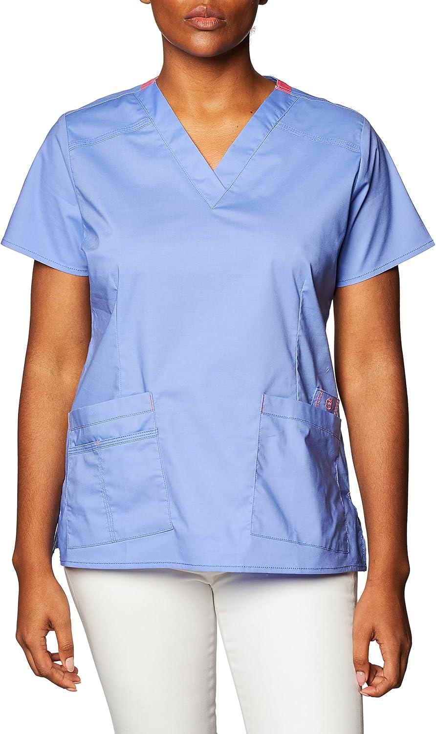 imageScrubs for Women Workwear Originals Snap Front Top 4770White
