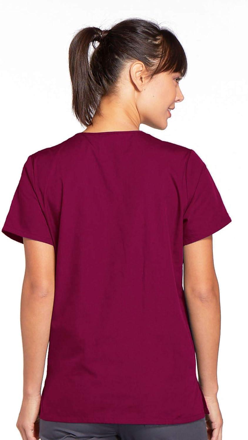 imageScrubs for Women Workwear Originals Snap Front Top 4770Wine