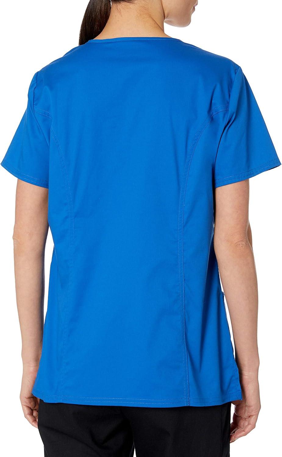 imageWorkwear Core Stretch Women Scrubs Top VNeck 24703Royal