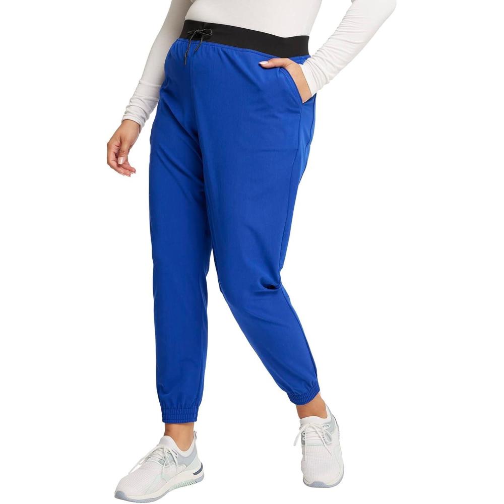 imageCherokee Euphoria Women Scrubs Pant Mid Rise Jogger CK260AElectric Galaxy
