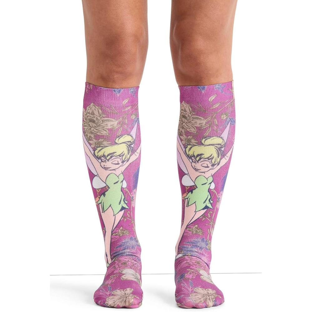 imageCherokee Knee High Compression Socks 815 mmHg Lightweight Printed Support Stockings 1 Pair COMFORTSUPPORTMoonlit Path