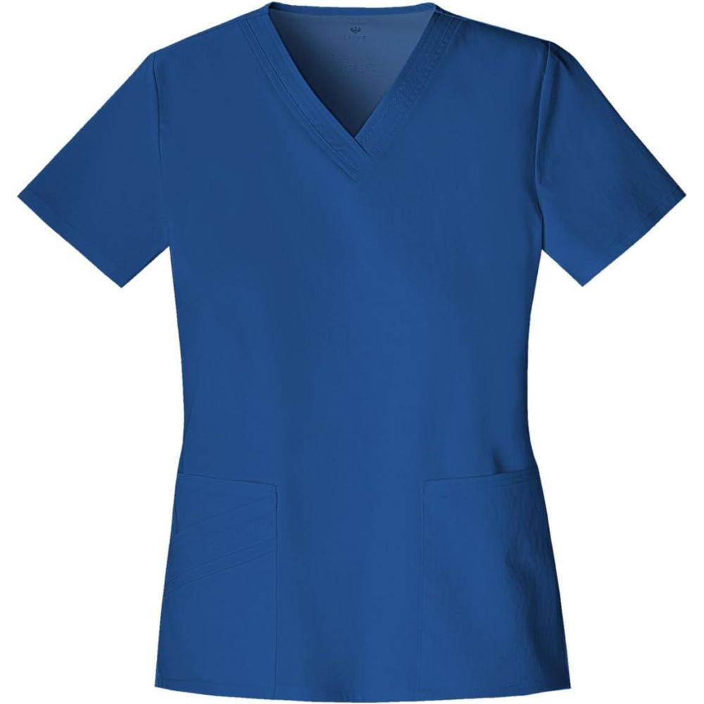 imageCherokee Luxe Women Scrubs Top VNeck 1845Royal