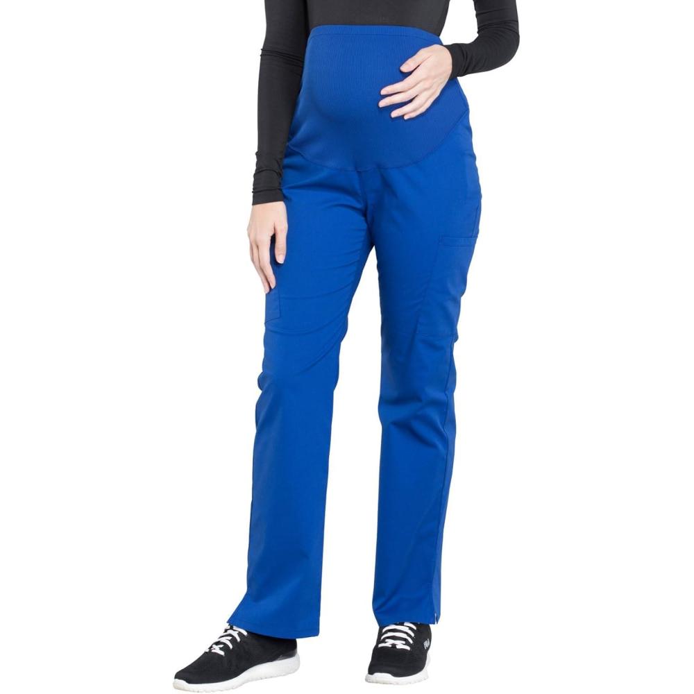 imageCherokee Maternity Scrub Pants for Women Workwear Professionals Soft Stretch WW220Galaxy Blue