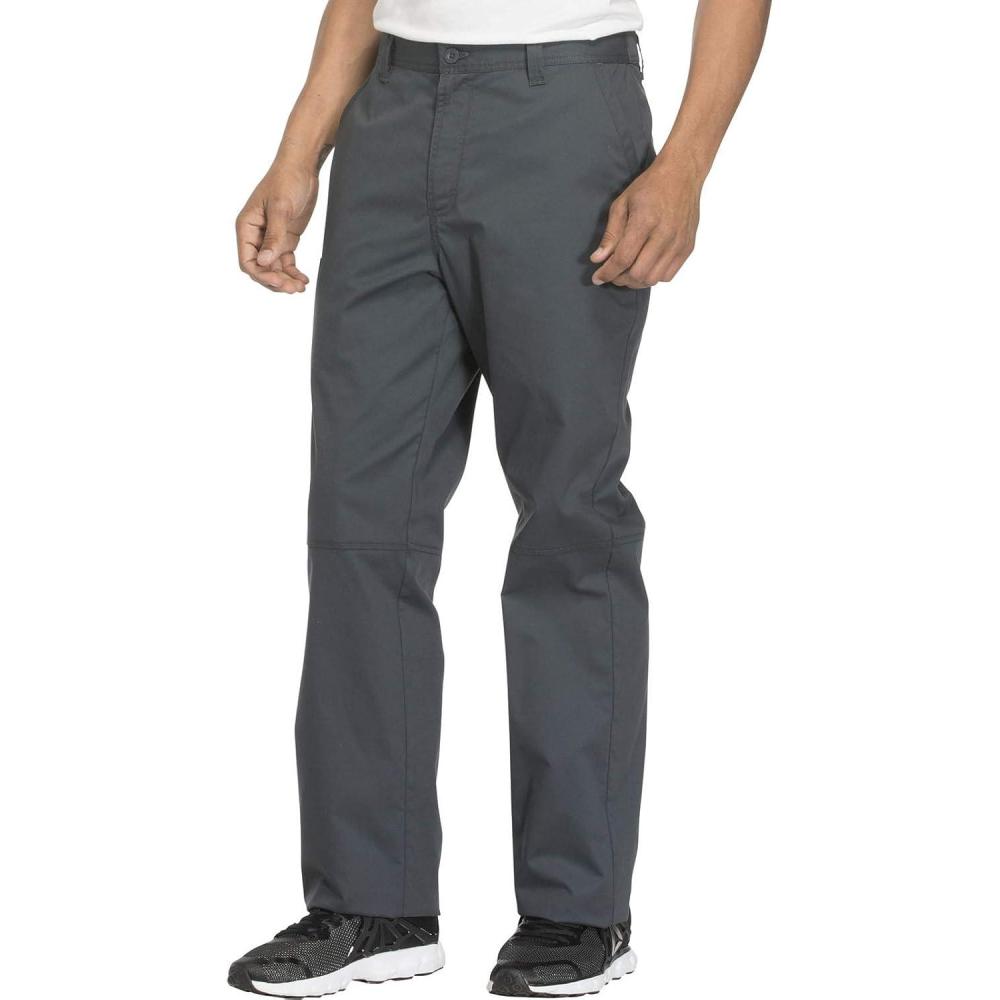 imageCherokee Men Scrubs Pant Workwear Core Stretch Fly Front WW200Pewter