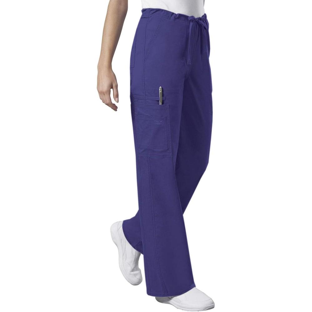 imageCherokee Men amp Women Scrubs Pant Workwear Core Stretch Drawstring Cargo 4043Grape
