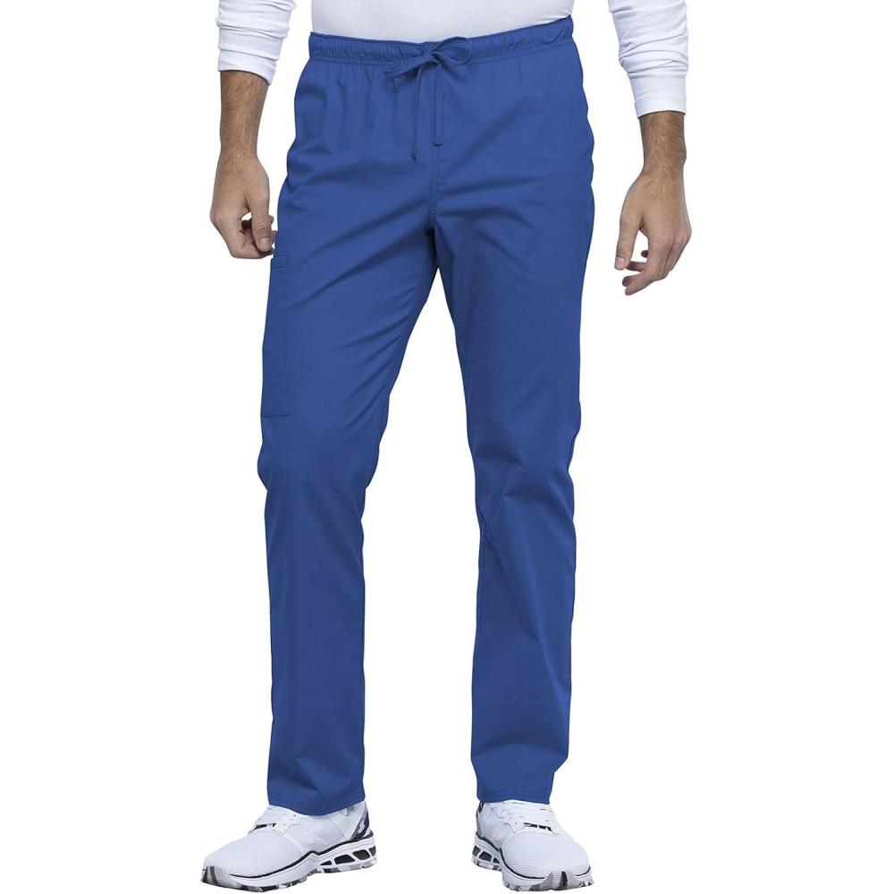 imageCherokee Men amp Women Scrubs Pant Workwear Professionals Straight Leg Drawstring WW030Royal