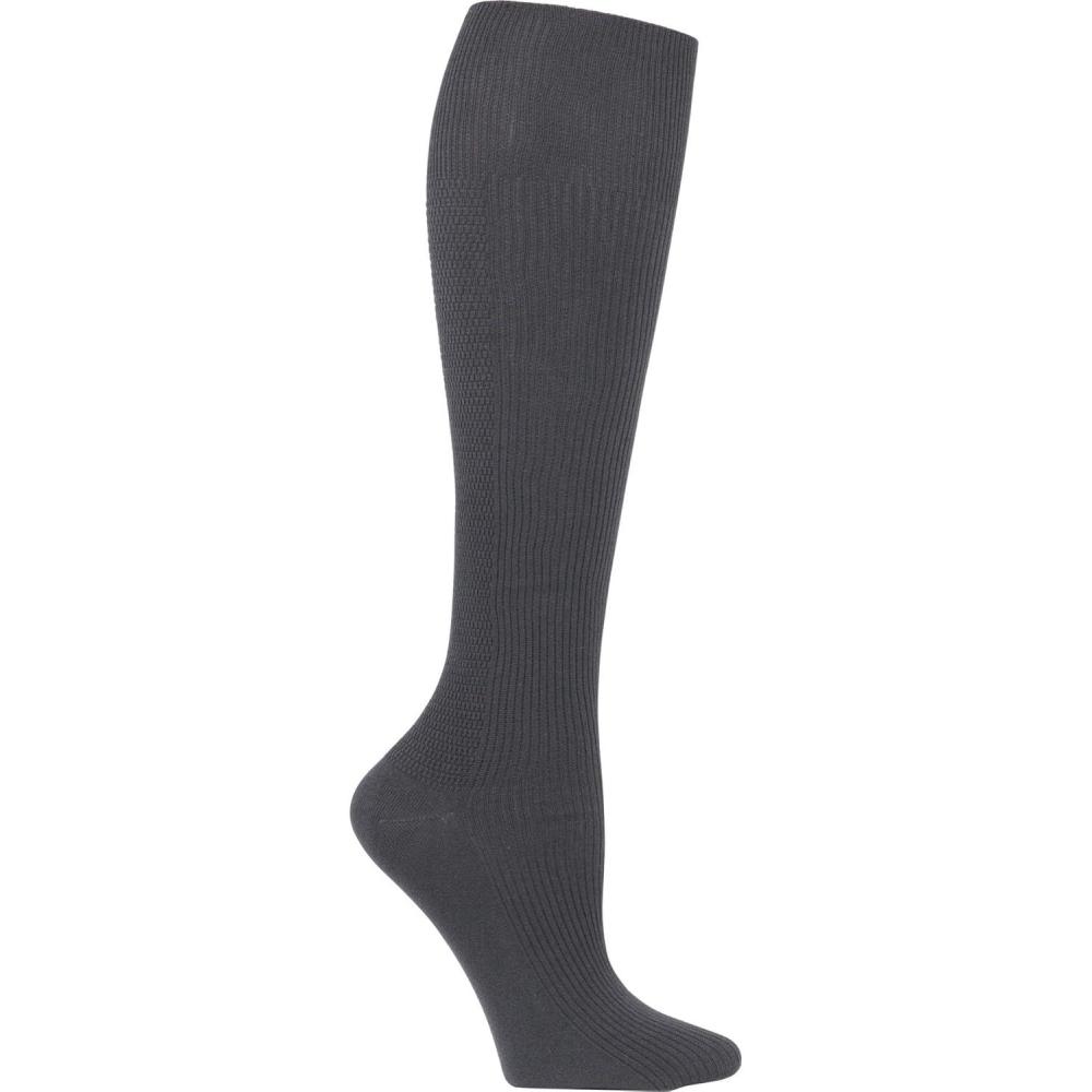 imageCherokee Mens amp Womens Gradient Compression Socks KneeHigh Support 812 mmHg 4 Pairs with 3D Lycra MYTSSOCK1Pewter