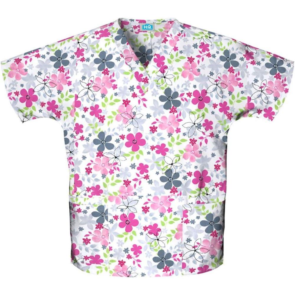 imageCherokee Scrub for Women VNeck Top Traditional fit with Dolman Sleeve and Fade Resistant Fabric 4700Sunnyvale