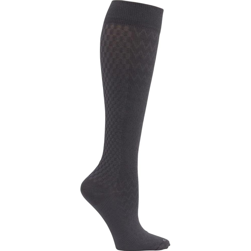 imageCherokee True Support Compression Socks for Men Knee High 4 Pair Pack 1015 mmHg Regular amp Wide Calf  MTRUESUPPORTGraphite