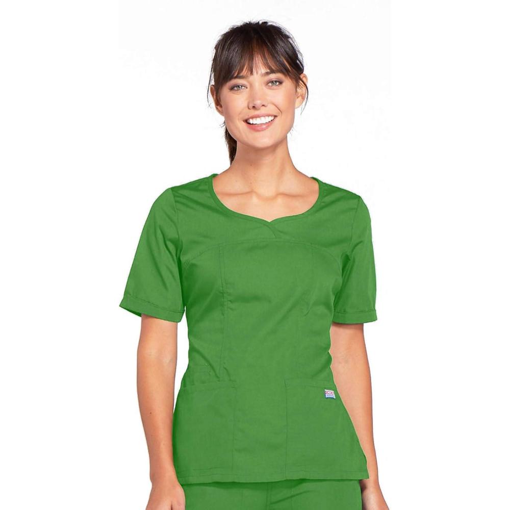 imageCherokee Women Scrubs Top Workwear Originals VNeck 4746Aloe