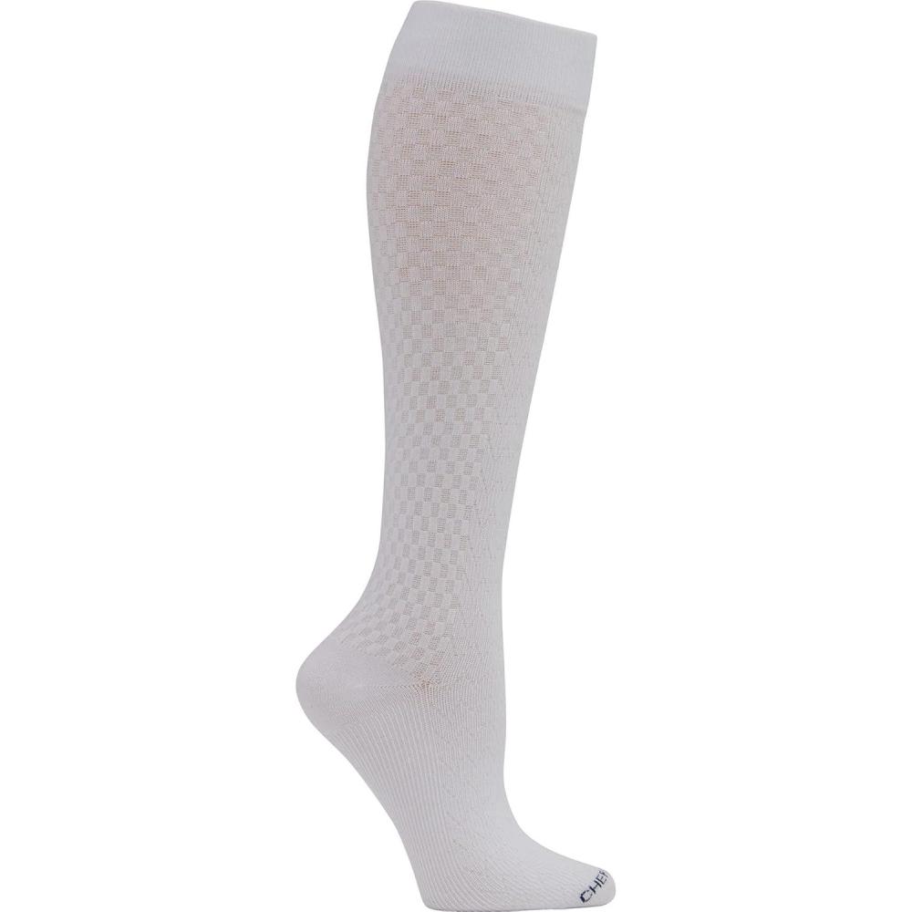 imageCherokee Womens Compression Socks 1015 mmHg Knee High 4Pair Pack Soft Fit Regular amp Wide Calf TRUESUPPORTBleach