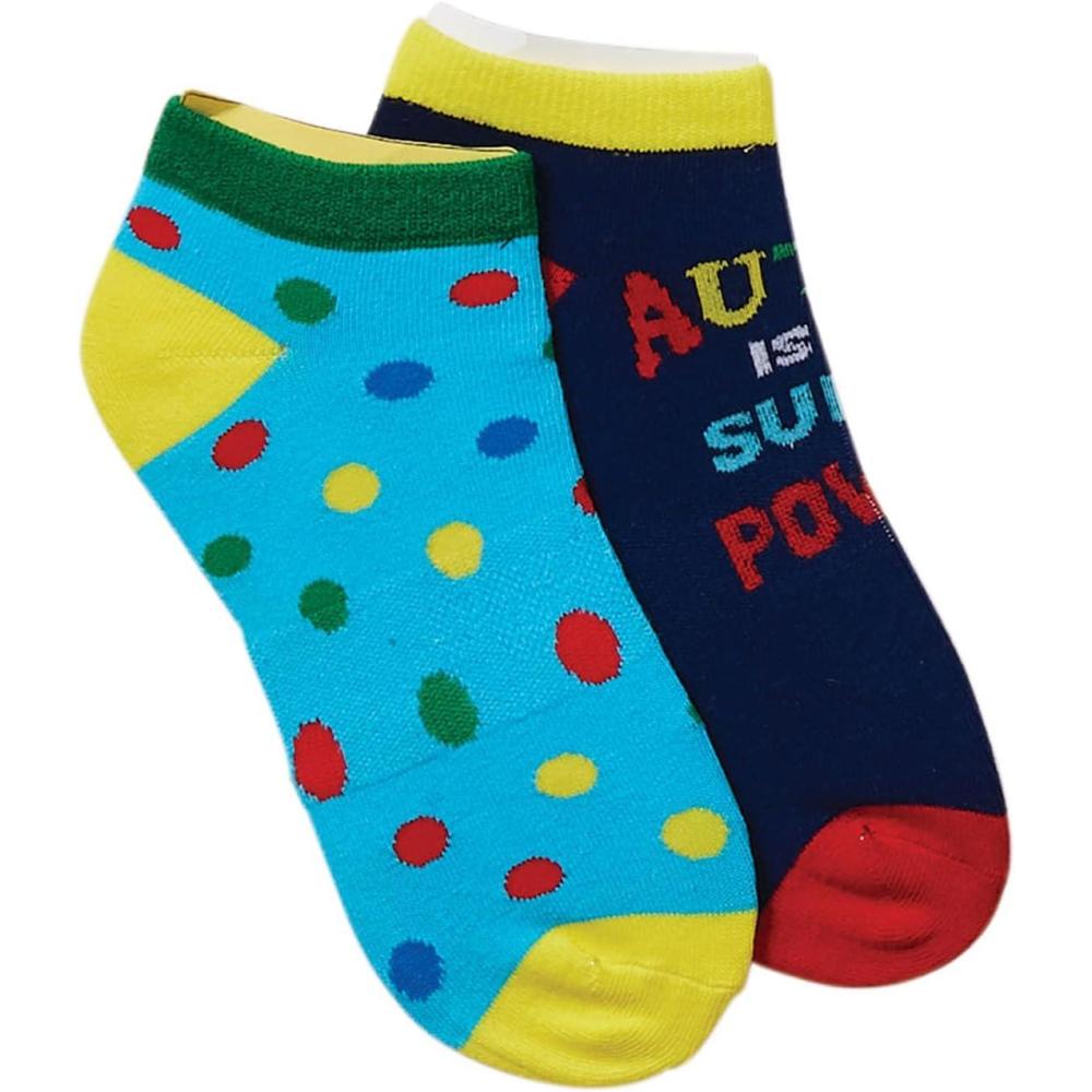 imageCherokee Womens No Show Socks 2Pack Cushioned Compression Arch Support Ankle Socks for Everyday Comfort 2GOODAutism Super Power