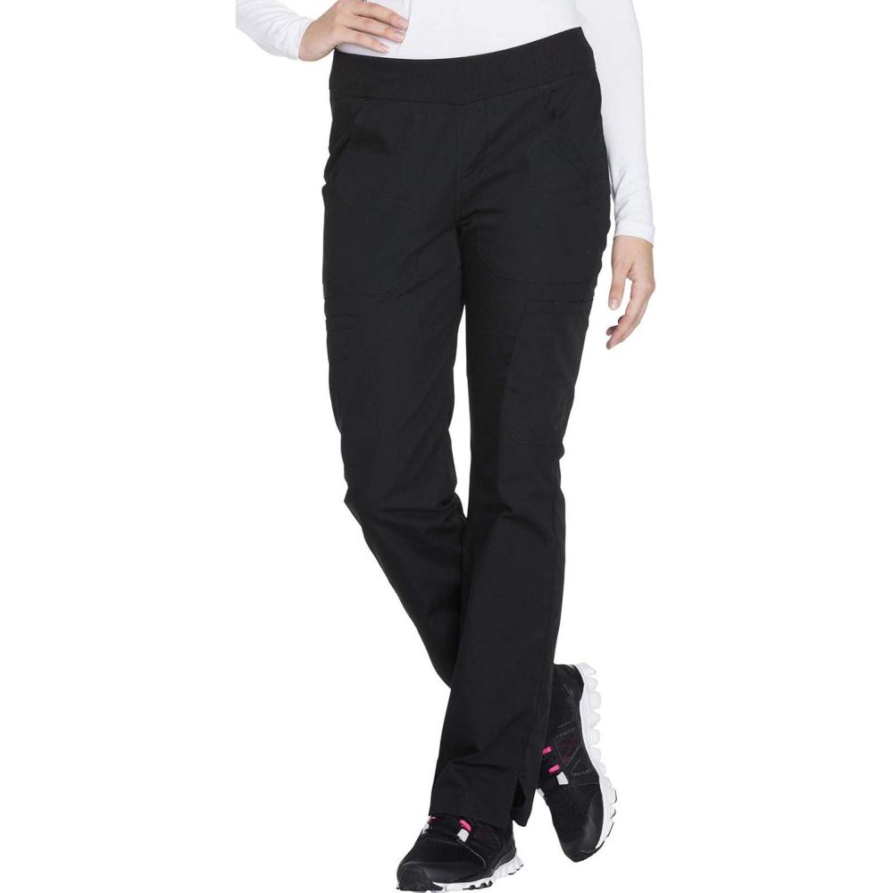 imageWorkwear Originals Women Scrubs Pant Mid Rise Straight Leg Pullon Cargo WW210Black