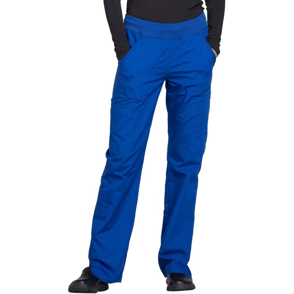 imageWorkwear Originals Women Scrubs Pant Mid Rise Straight Leg Pullon Cargo WW210Galaxy Blue