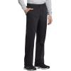 Cherokee Cargo Scrub Pants for Men with Mid Rise Straight Leg Zip Fly WW250AB(Black)