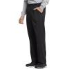 Cherokee Cargo Scrub Pants for Men with Mid Rise Straight Leg Zip Fly WW250AB(Black)