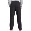 Cherokee Cargo Scrub Pants for Men with Mid Rise Straight Leg Zip Fly WW250AB(Black)