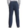 Cherokee Cargo Scrub Pants for Men with Mid Rise Straight Leg Zip Fly WW250AB(Navy)