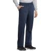 Cherokee Cargo Scrub Pants for Men with Mid Rise Straight Leg Zip Fly WW250AB(Navy)