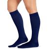 Cherokee Compression Socks for Women & Men – 8-15 mmHg Knee High, Lightweight Sublimation Print, 1 Pair FASHIONSUPPORT(Navy)