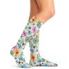 Cherokee Compression Socks for Women & Men – 8-15 mmHg Knee High, Lightweight Sublimation Print, 1 Pair FASHIONSUPPORT(Sweet Succulent)