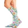Cherokee Compression Socks for Women & Men – 8-15 mmHg Knee High, Lightweight Sublimation Print, 1 Pair FASHIONSUPPORT(Sweet Succulent)