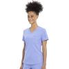 Cherokee Euphoria Women Scrubs Top Tuckable V-Neck CK788A(Ciel Blue)