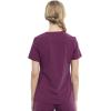 Cherokee Euphoria Women Scrubs Top Tuckable V-Neck CK788A(Wine)