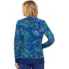Cherokee Flexibles Women Warm Up Scrubs Jacket Zip Front Knit Panel CK308(Wild Confetti)