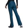 Cherokee Form Women Scrubs Pant Mid Rise Moderate Flare Leg Pull-on CK091(Blue)