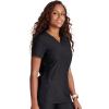 Cherokee Form Women Scrubs Top V Neck CK843(Black)