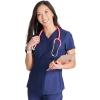 Cherokee Form Women Scrubs Top V Neck CK843(Navy)