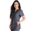 Cherokee Form Women Scrubs Top V Neck CK843(Pewter)