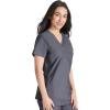 Cherokee Form Women Scrubs Top V Neck CK843(Pewter)
