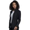 Cherokee Form Women Warm Up Scrubs Jacket Zip Front CK390(Black)