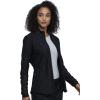 Cherokee Form Women Warm Up Scrubs Jacket Zip Front CK390(Black)
