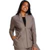 Cherokee Form Women Warm Up Scrubs Jacket Zip Front CK390(Iron)