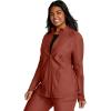 Cherokee Form Women Warm Up Scrubs Jacket Zip Front CK390(Masala)