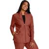 Cherokee Form Women Warm Up Scrubs Jacket Zip Front CK390(Masala)