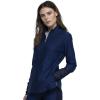 Cherokee Form Women Warm Up Scrubs Jacket Zip Front CK390(Navy)