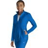 Cherokee Form Women Warm Up Scrubs Jacket Zip Front CK390(Royal)