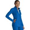 Cherokee Form Women Warm Up Scrubs Jacket Zip Front CK390(Royal)