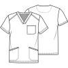 Cherokee Infinity Men Scrubs Top V-Neck CK920(Gradient Grid)
