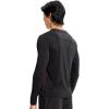 Cherokee Infinity Mens Long Sleeve Underscrub Top, Round Neck, Watch Slot Cuffs, Moisture Wicking 360 Stretch Fabric – IN608(Black)