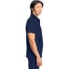 Cherokee Infinity Mens Scrub Polo Top, Zip Chest Pocket, Moisture Wicking, Wrinkle-Resistant, 360 Stretch – CK825A(Navy)